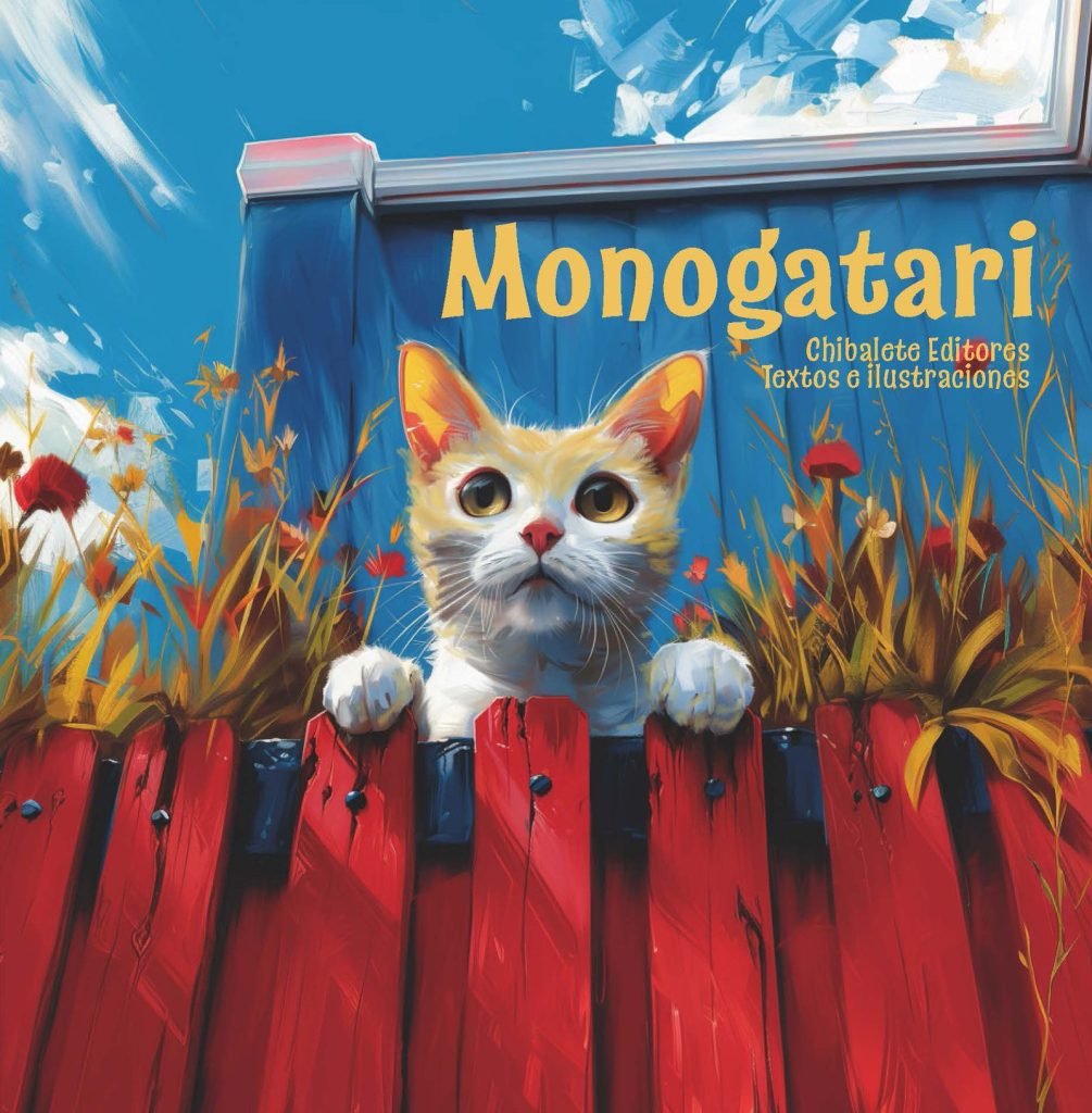Portada de «Monogatari», edición de Chibalete Editores