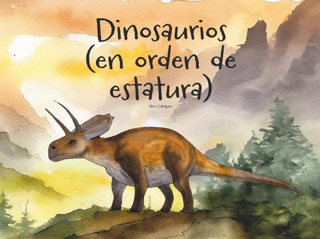 Portada de «Dinosaurios (en orden de estatura)»